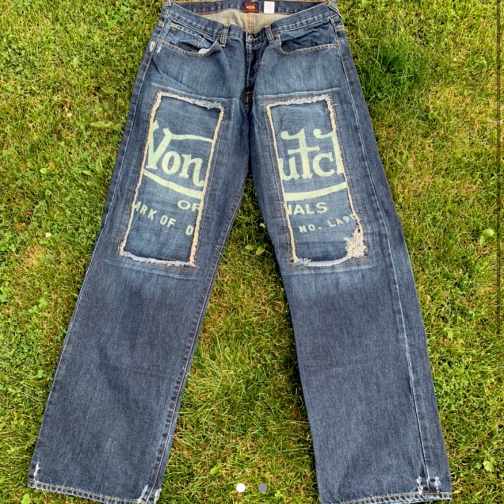 Von Dutch Patch Jeans Size 36